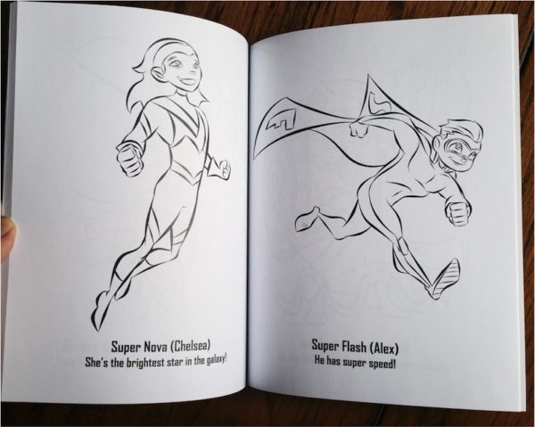 The Superhero Coloring Book: Volume One 6