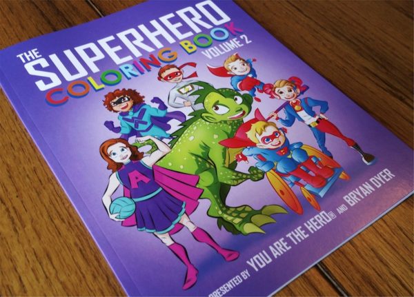 The Superhero Coloring Book: Volume 2 1