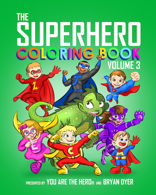 The Superhero Coloring Book: Volume 3 1